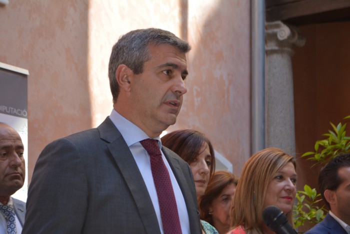 Imagen de Álvaro Gutiérrez durante la rueda de prensa