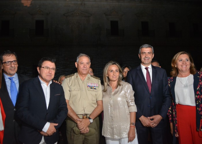 Álvaro Gutiérrez minutos antes de iniciarse el espectáculo Luz Toledo