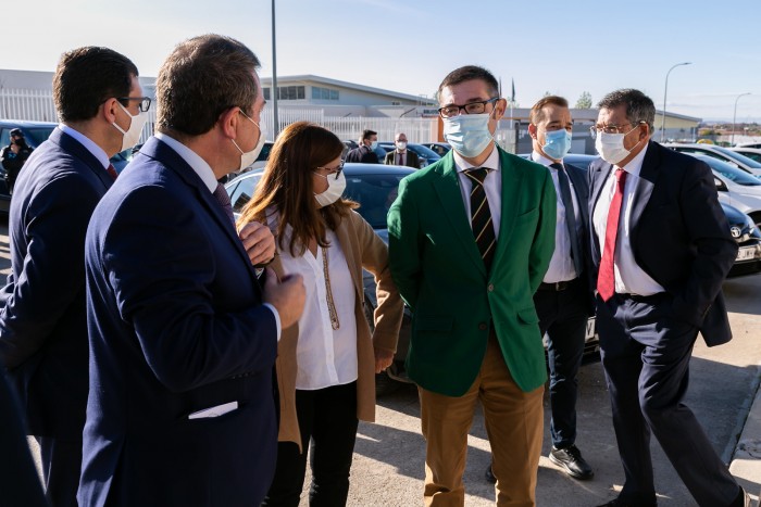 Fernando Muñoz en el acto de inauguración