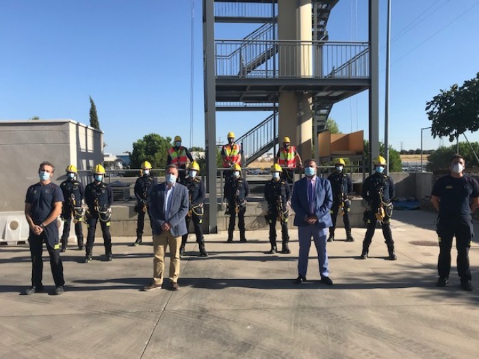 Imagen de Rafael Martín en el centro de formación de Illescas