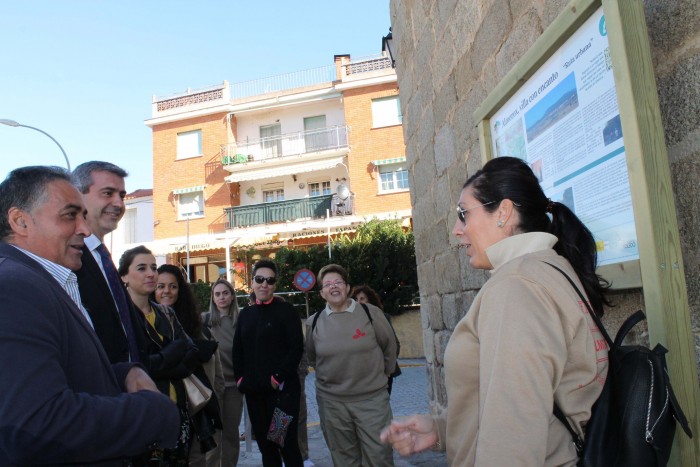 Imagen de Gurtiérrez recorre la ruta cultural urbana