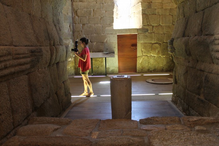 Imagen de Foto de archivo del interior de la iglesia de Melque