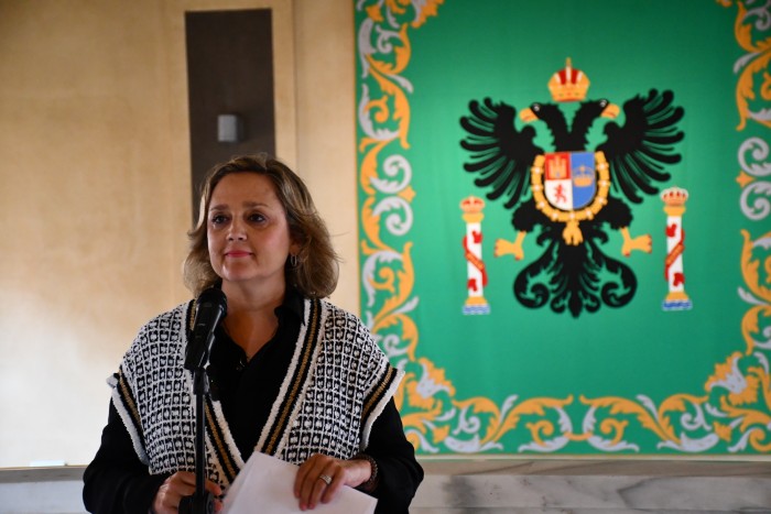 Soledad de Frutos en rueda de prensa