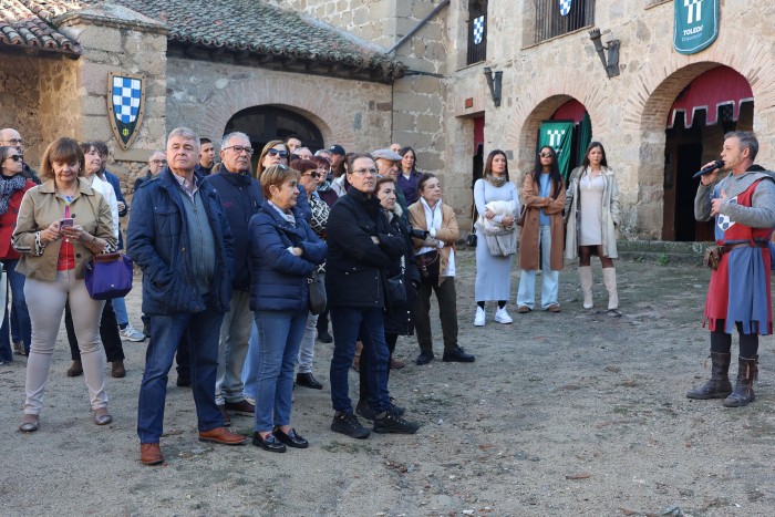 Imagen de Un momento de la visita