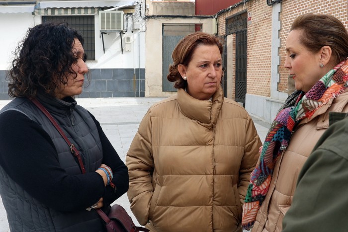 Imagen de La presidenta de la Diputación en Otero