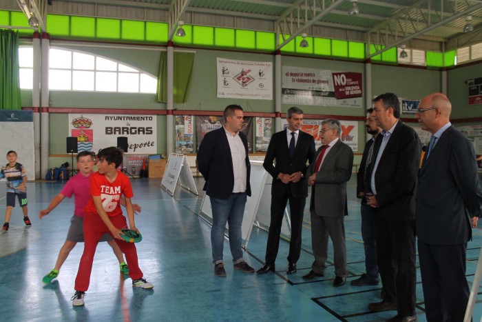 Imagen de Gutiérrez, Felpeto, Amores y Figueroa visitan las actividades de la jornada deportiva