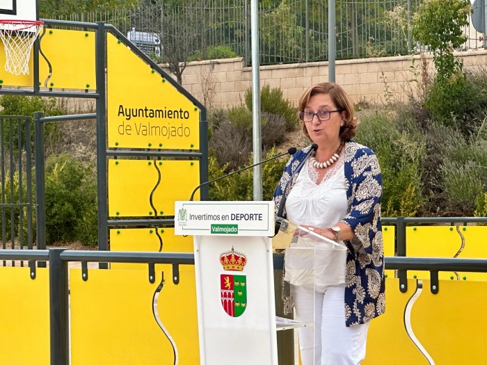 Imagen de Cedillo interviene en la inauguración de instalación deporetiva en Valmojado
