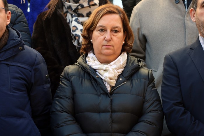  Concepción Cedillo en el minuto de silencio