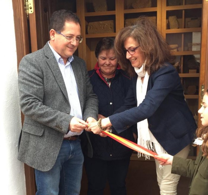 Ana Gómez y Tomás Villarrubia en la inauguración del Museo