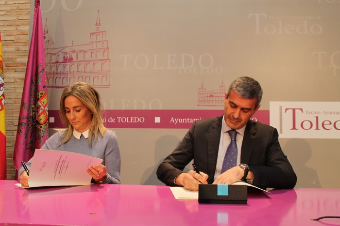 Imagen de Álvaro Gutiérrez y Milagros Tolón aunan esfuerzos para la promoción de la cultura en Toledo