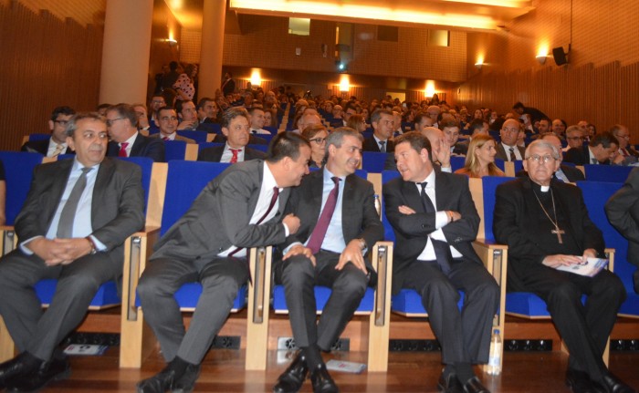 Imagen de Álvaro Gutiérrez minutos antes de comenzar el acto de entrega de premios