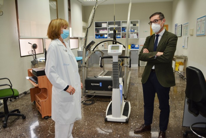 Imagen de Fernando Muñoz y Valle Guío en el Servicio de Medicina Deportiva