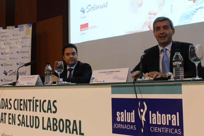 Älvaro Gutiérrez ha clausurado las jornadas de prevención socio sanitaria de Solimat