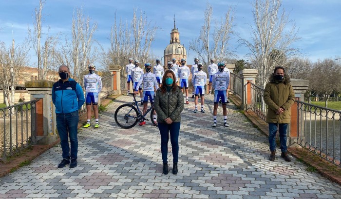 María Jesús Pérez en la presentación del equipo