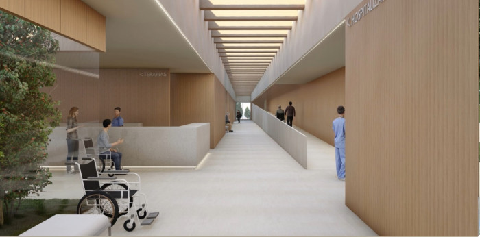 Vista maqueta hall