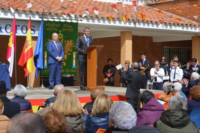 Álvaro Gutiérrez celebra San José junto a familaires, residentes y trabajadores en la RSA