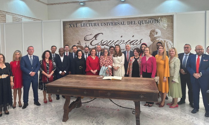 Imagen de Cedillo en la lectura universal del Quijote