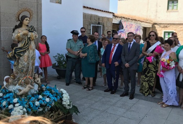 Imagen de Fernando Muñoz en las fiestas patronales de El Bercial