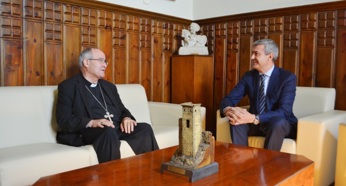 Imagen de Un momento de la reunión en la Diputación de Toledo