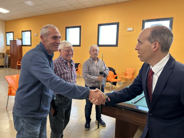 Imagen de Daniel Arias en un Hogar del Jubilado