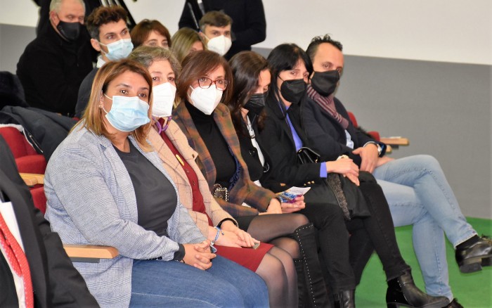 Imagen de Ana Gómez en un momento del Congreso junto a Tita García Élez