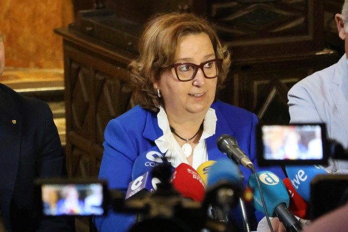 Imagen de  Cedillo en la rueda de prensa