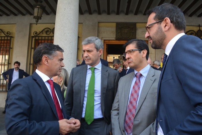 Imagen de Álvaro Gutiérrez con Manuel González Ramos, José Manuel Caballero y Sergio Gutiérrez