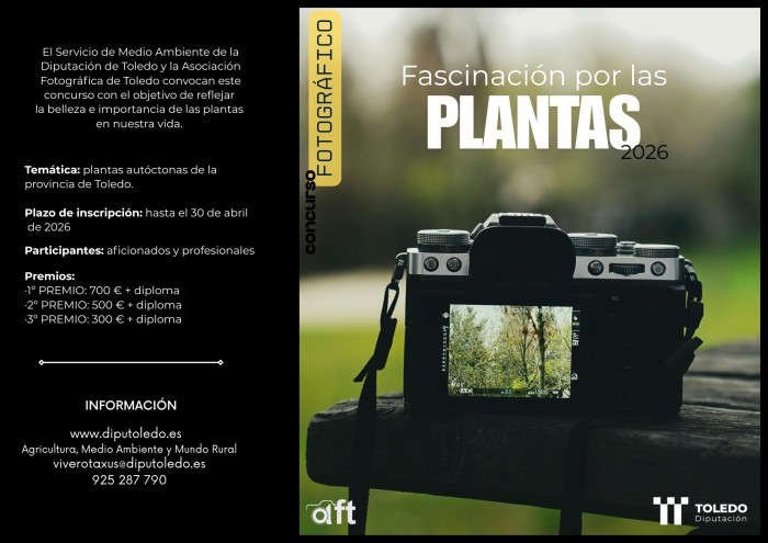 Cartel concurso de fotografía Fascinación por las Plantas 2026