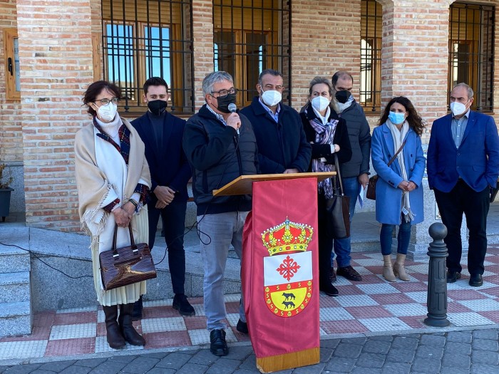 Acto de condena por la violencia machista en Maqueda