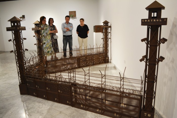 Imagen de Cristina Cebas y Fernando Suárez en la exposición