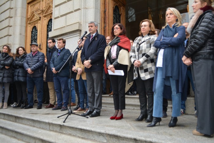 Imagen de Durante el minuto de silencio