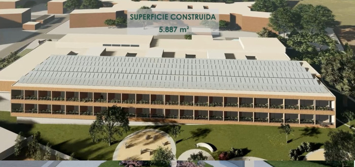 Vista maqueta parte trasera