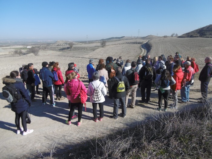 Foto de archivo de participantes en los paseos naturales