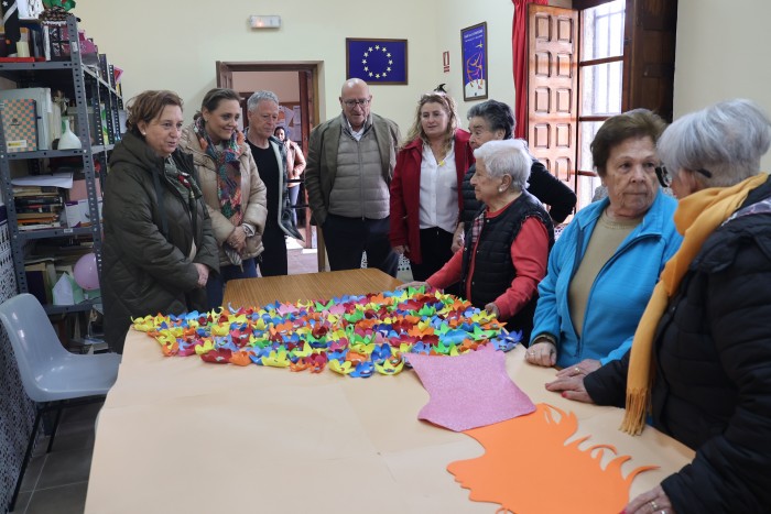 Imagen de Visita de la presidenta de la Diputación a Domingo Pérez