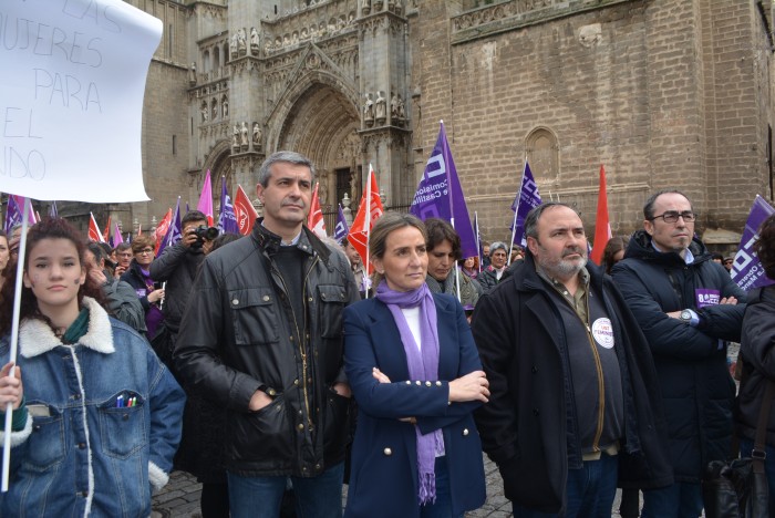 Imagen de Álvaro Gutiérrez en la concentración de la Plaza del Ayuntamiento