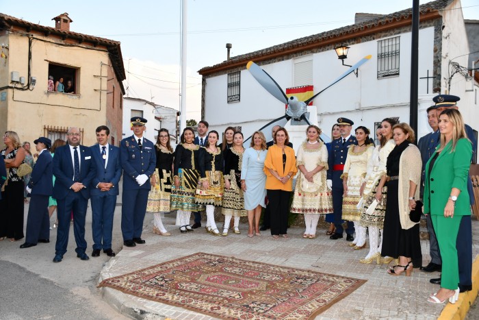 Imagen de Cedillo en el homenaje al Ejército del Aire en Villatobas 2