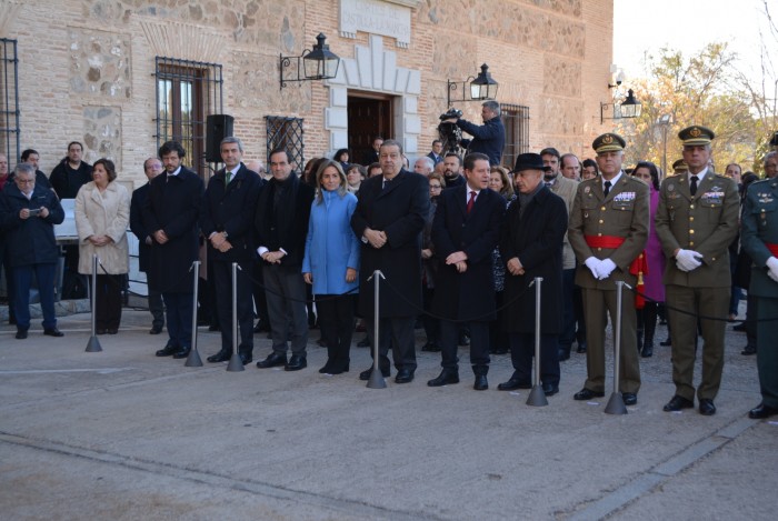 Imagen de Álvaro Gutiérrez y autoridades en el 39 aniversario Constitución Española