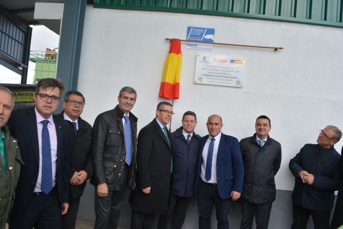 Imagen de Álvaro Gutiérrez en la inauguración en la cooperativa 