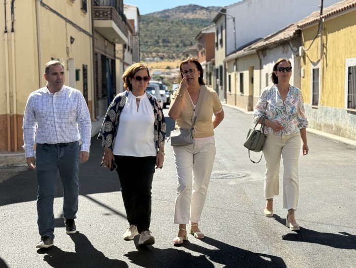 Imagen de 01102025 La presidenta Cedillo visitó las calles pavimentadas