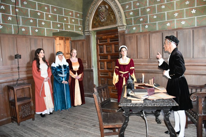 Imagen de Un momento de la visita teatralizada