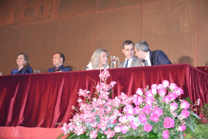 Imagen de Álvaro Gutiérrez en un momento del acto institucional del Día de la Ciudad de Toledo