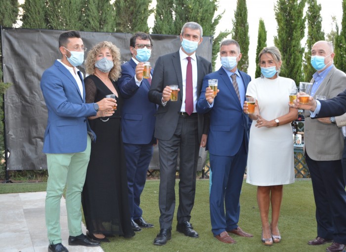 Álvaro Gutiérrez en la presentación de la nueva cerveza Domus sin alcohol