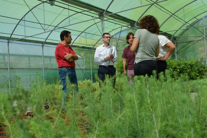 Fernando Muñoz visita el Vivero