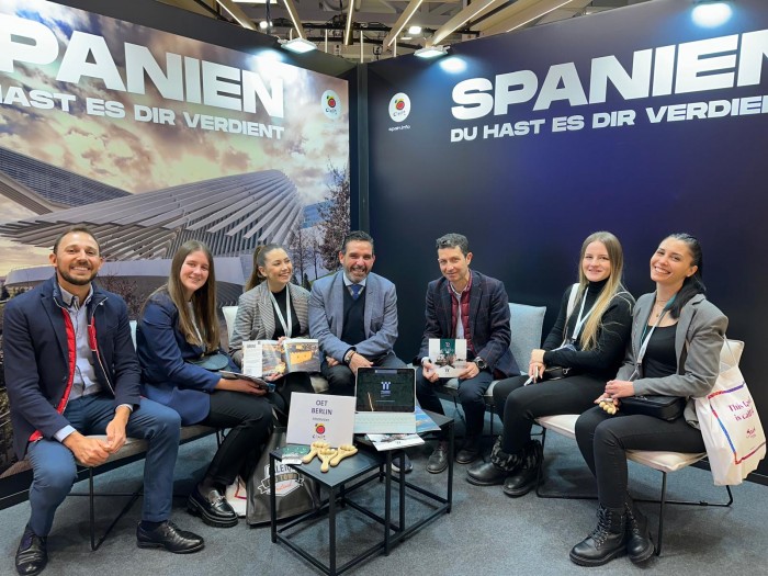 Imagen de Joaquín Romera en la feria de Berlín