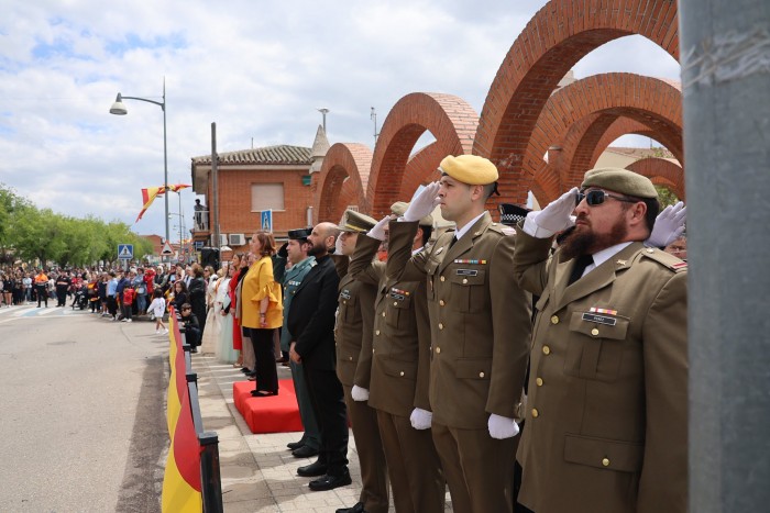 La presidenta de la Diputación de Toledo preside los actos de la Guardia Real en Mocejón