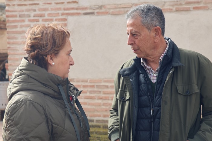 Concepción Cedillo e Isidro Castaño en Carriches