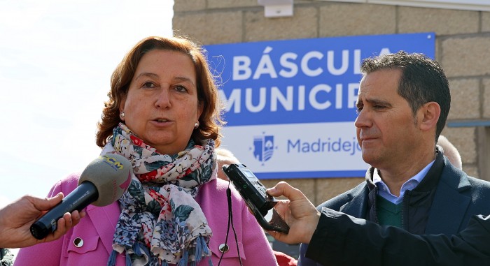 Imagen de Cedillo inaugura la báscula municipal de Madridejos