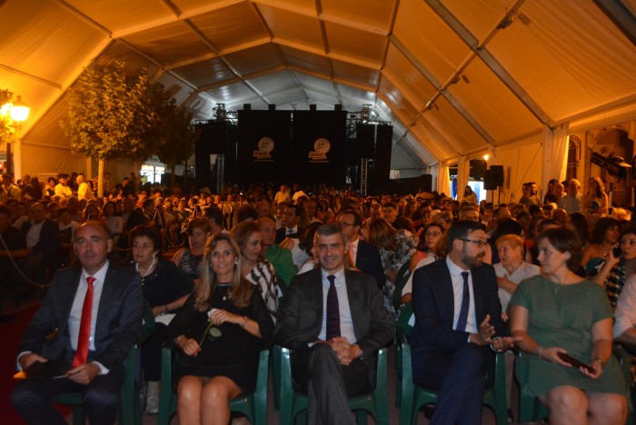 Imagen de Álvaro Gutiérrez durante el inicio de las fiestas de Gerindote