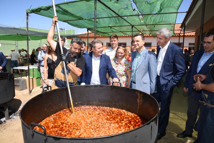 Álvaro Gutiérrez, Emiliano García-Page y Marina García