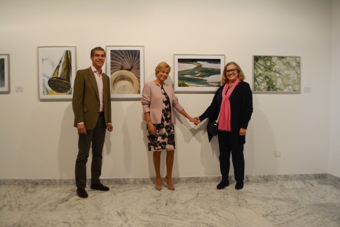 María José Gallego con Enrique Andrada y Mónica Gurrea